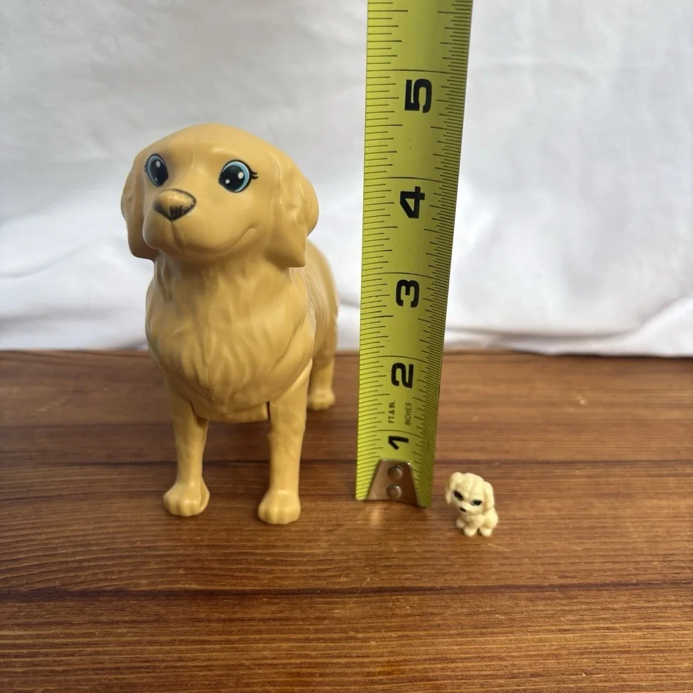 Barbie Newborn Pups Golden Retriever Mom‎ Dog Puppy & Couch Accessories